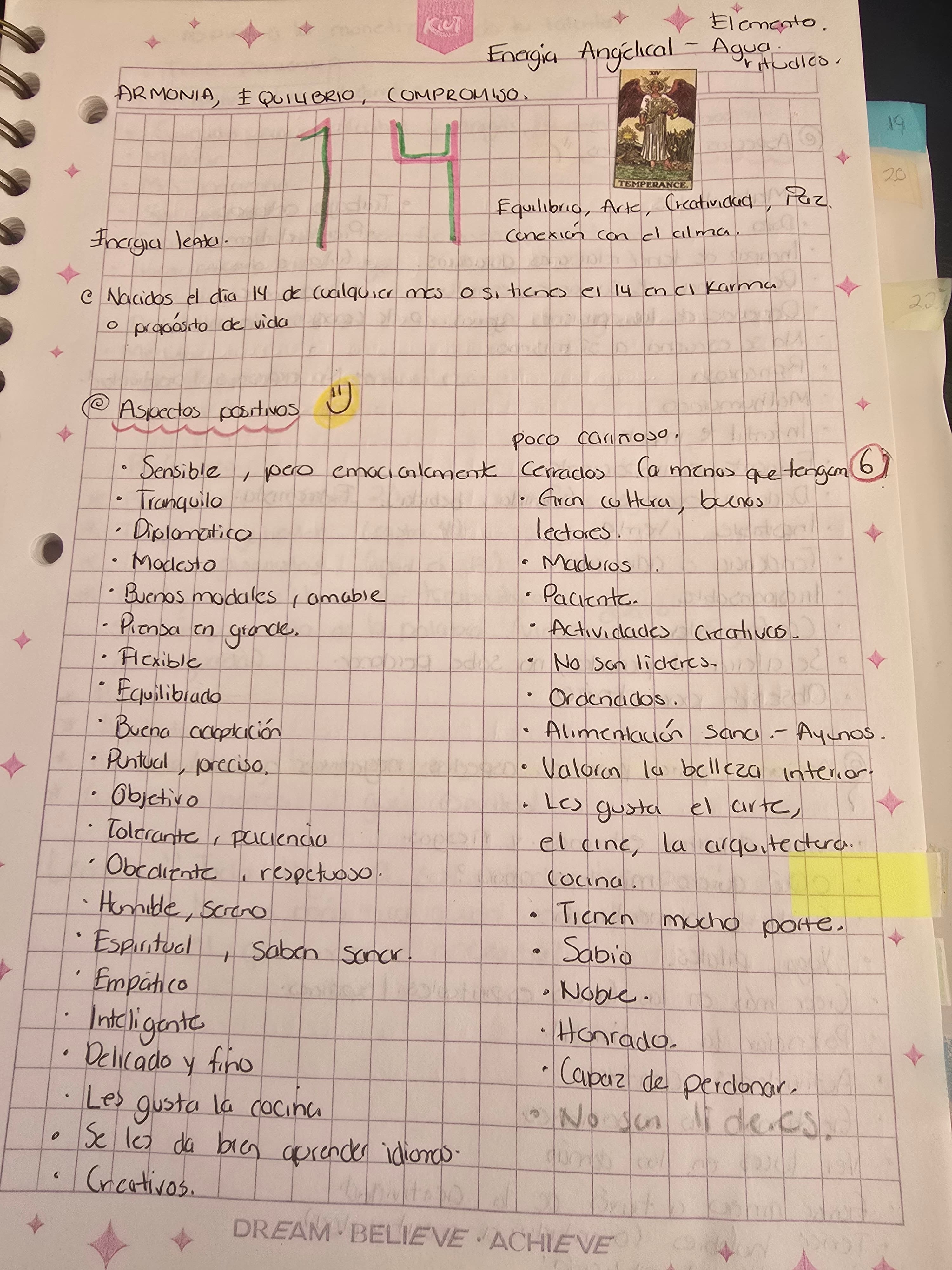 Energía 14: La Templanza